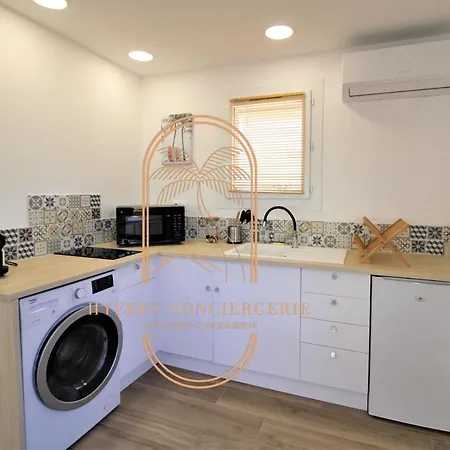 Le Berriau-studio-clim/pk/wifi/plage Privée/hyères